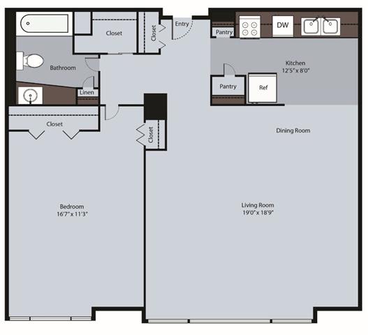 1 Bedroom 1 Bath