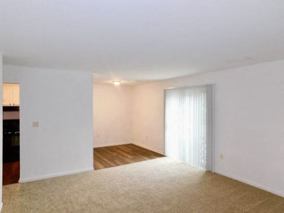 Living room at Kettering apartment