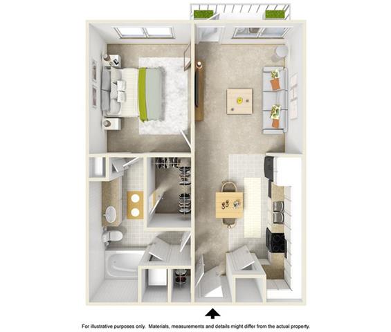 The Still water Floor Plan at Highline Urban Lofts, Cypress, 77429