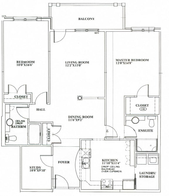2 bed, 2 bath, spacious apartments with balcony access at Baker Arms & Wexford Apartments in Dartmouth, NS