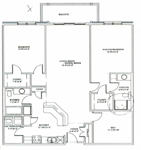 2 bed, 2 bath, open concept apartments with washer-dryer at Baker Arms & Wexford Apartments in Dartmouth, NS