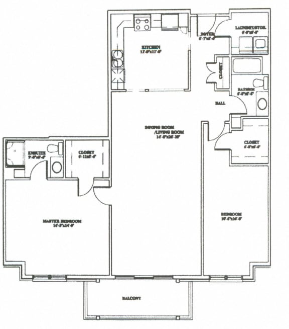 2 bed, 2 bath, generous, customizable apartments at Baker Arms & Wexford Apartments in Dartmouth, NS