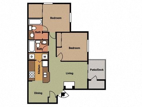 Duncaster Floor Plan at Wellington Farms, North Carolina