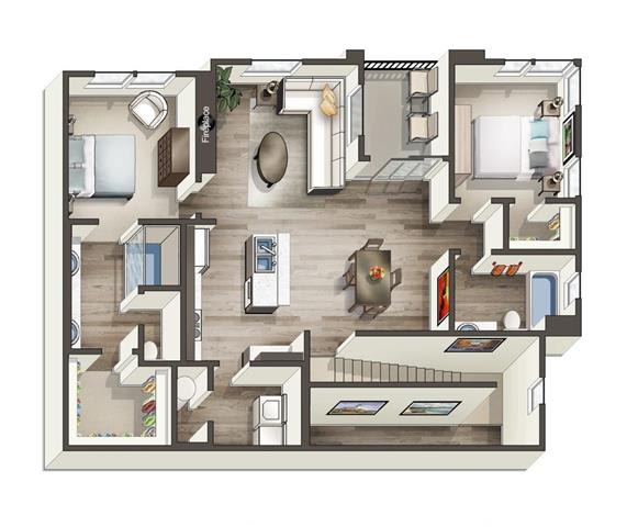 Sierra Floor Plan at Lumina at Spanish Springs, Sparks, 89436