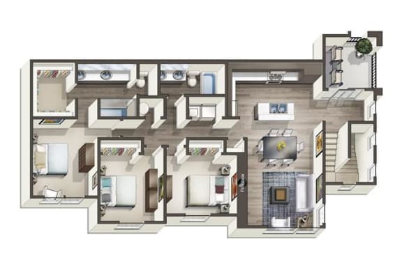 Floor Plan  Donner Floor Plan at Lumina at Spanish Springs, Sparks, 89436