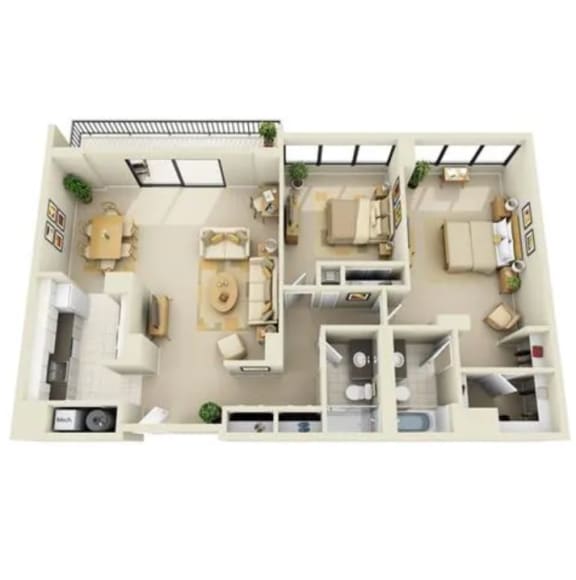 Floor Plan Layout at Prospect Place, Hackensack, 07601