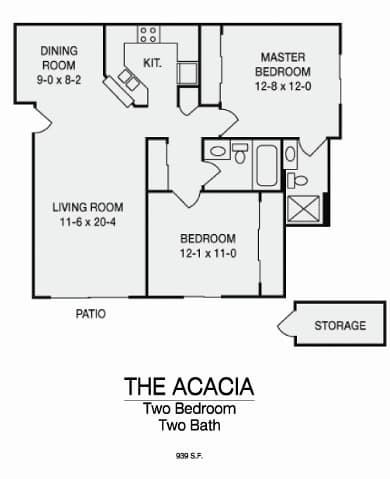 2 bedroom 2 bath