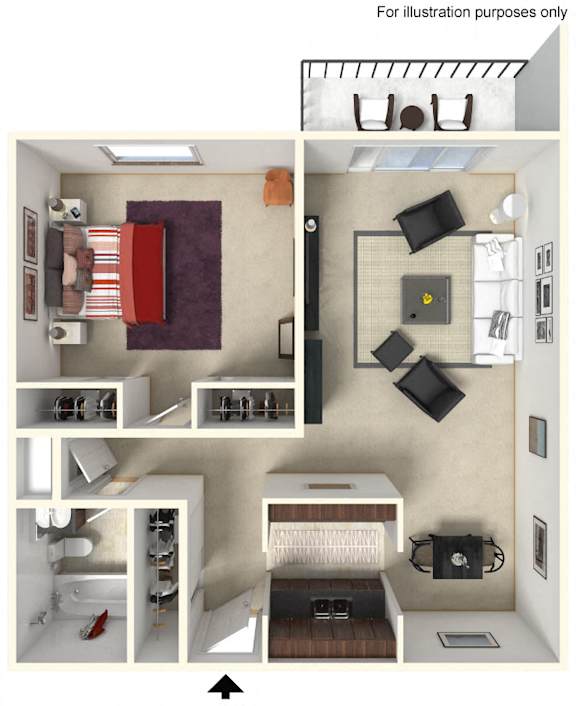 1 bedroom 1 bath