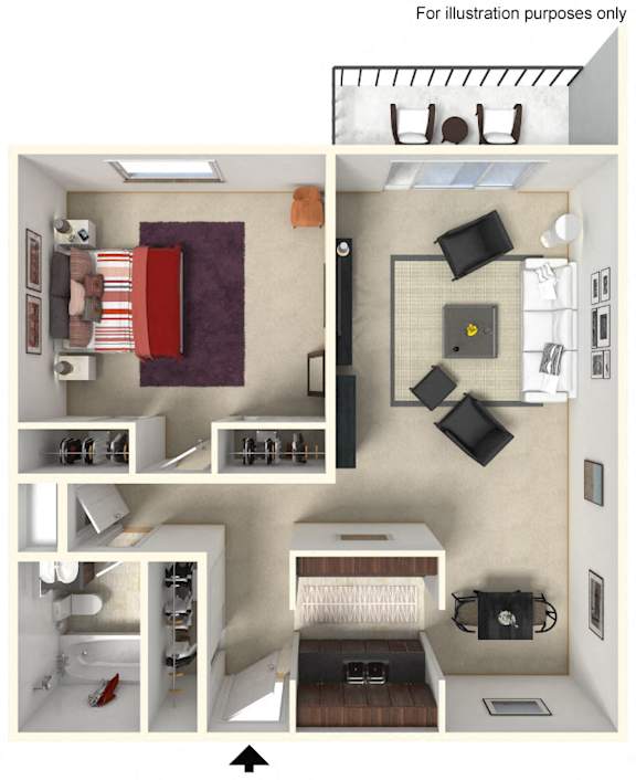1 bedroom 1 bath