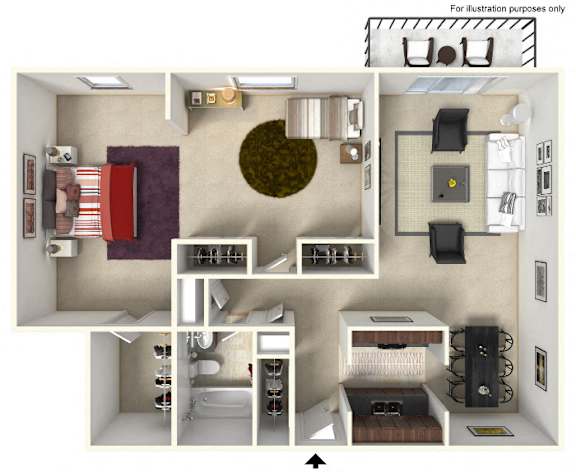 executive 1 bedroom suite 1 bath