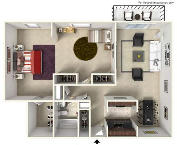 executive 1 bedroom suite 1 bath