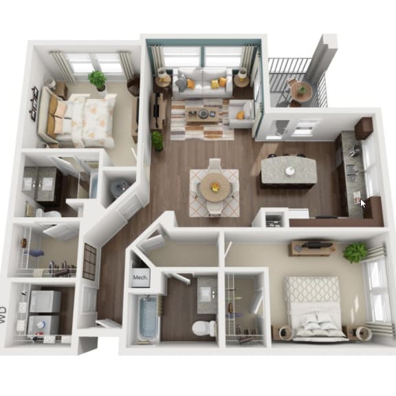 Floor Plan at Linden on the GreeneWay, Florida