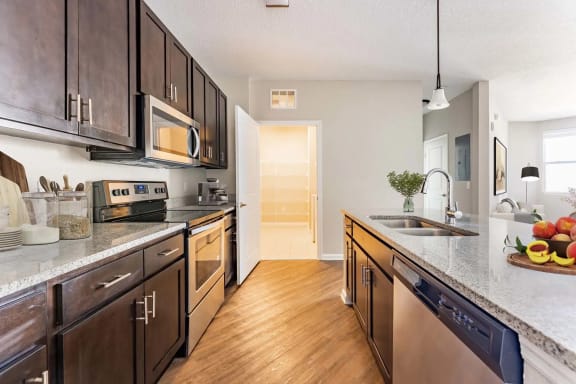 Kitchen Highlight at Linden on the GreeneWay, Orlando, FL, 32824