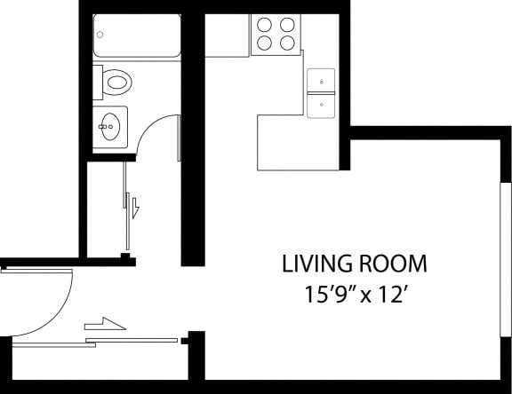 Sheridan Glen Studio Floor Plan