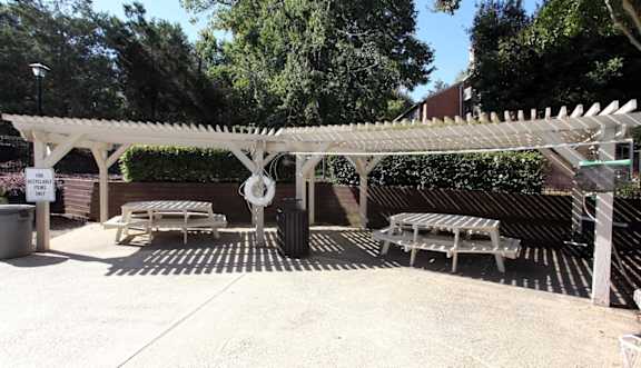 Poolside Relaxing Area at Hunters Chase, Greensboro