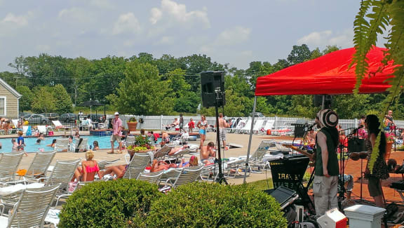 This is a picture of a resident event at Nantucket Apartments, in Loveland, OH.