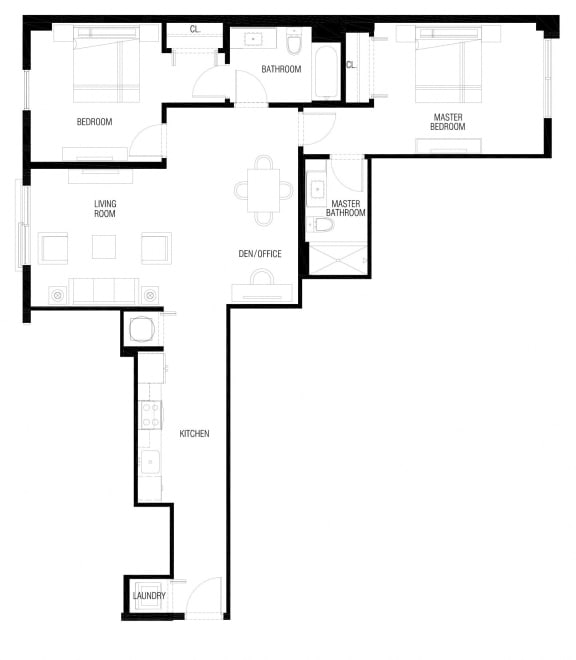 Floor Plans of Ram Miami River South Apartments in Miami, FL
