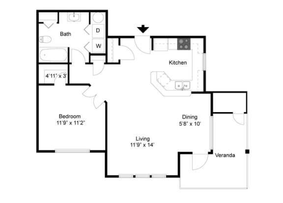 at Commons at Verandas in Tanasbourne Apartments, Hillsboro, OR
