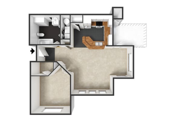 at Commons at Verandas in Tanasbourne Apartments, Hillsboro, 97124