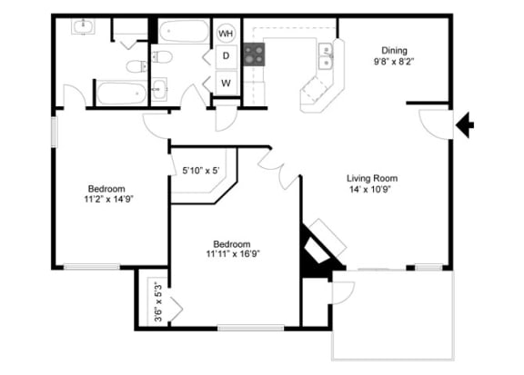 at Commons at Verandas in Tanasbourne Apartments, Hillsboro, 97124