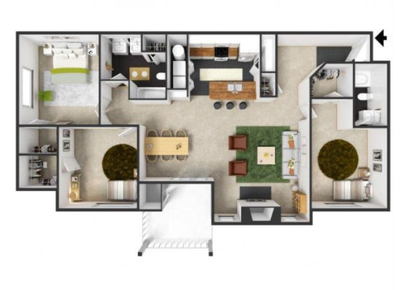 at Commons at Verandas in Tanasbourne Apartments, Oregon