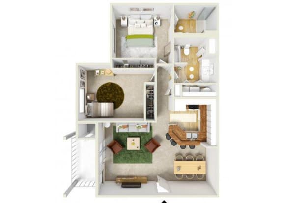 at Commons at Verandas in Tanasbourne Apartments, Hillsboro