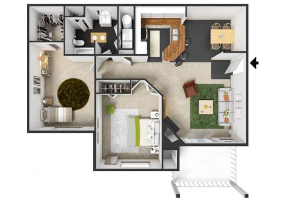 at Commons at Verandas in Tanasbourne Apartments, Hillsboro, Oregon