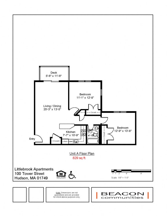2 bedroom apartment Hudson, MA