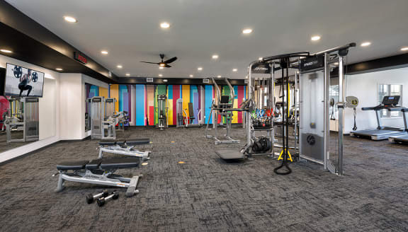 24-Hour Cardio and Strength Training Fitness Center with Peloton®