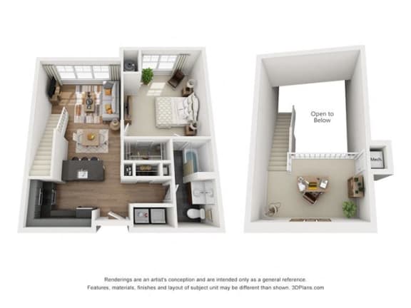 Darby Loft 1 bed - 1 Bath at Riverwalk, Conshohocken, PA