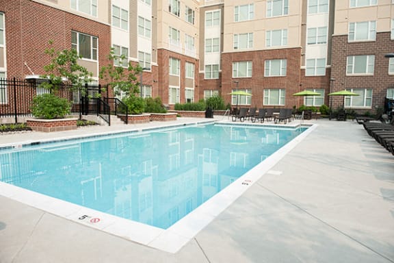 Crystal Clear Swimming Pool at Link Apartments® Manchester, Richmond, 23224