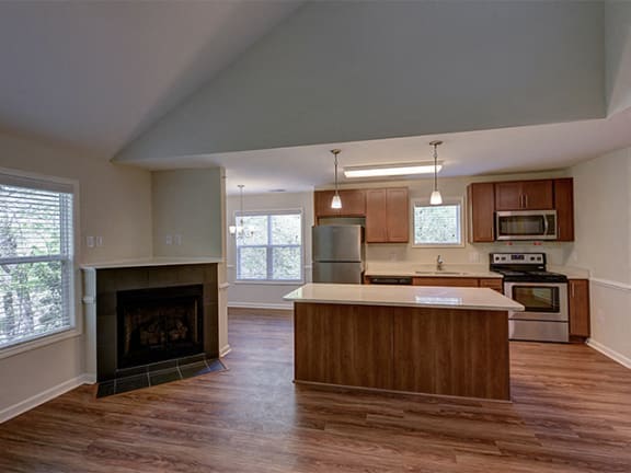 Open Floor Plan at Cambridge Apartments, Raleigh, NC, 27615