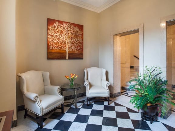 Community Lobby at The Regent, 02446