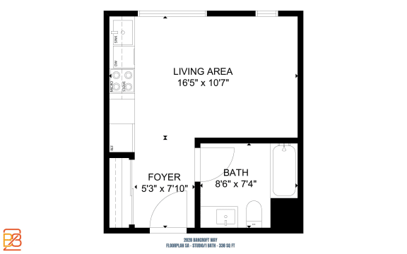 Berkeley, studio, 1 bathroom