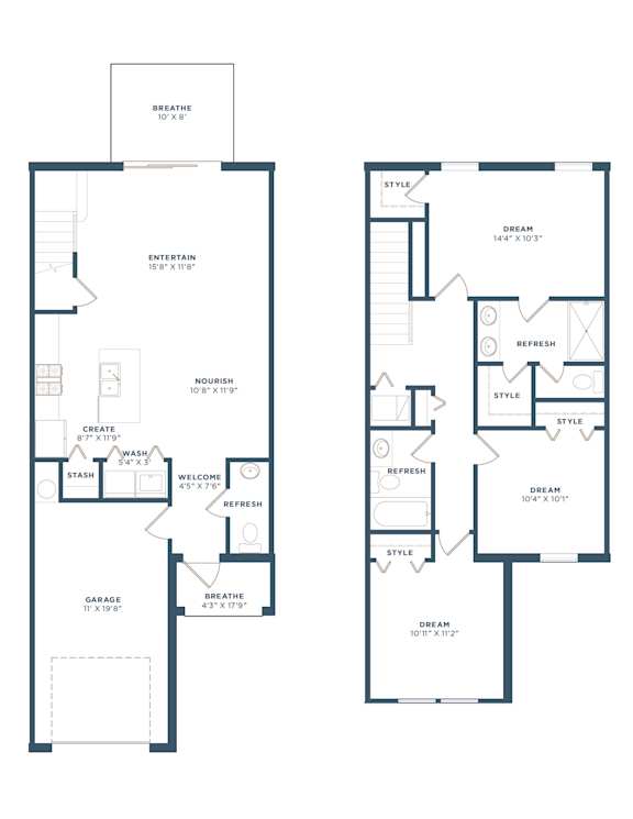 Scheme III Floor Plan at Cantabria, Florida, 34208