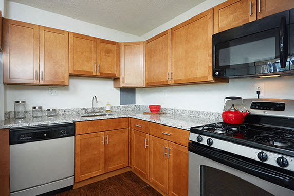 Renovated Kitchen at The Aspen, Alexandria