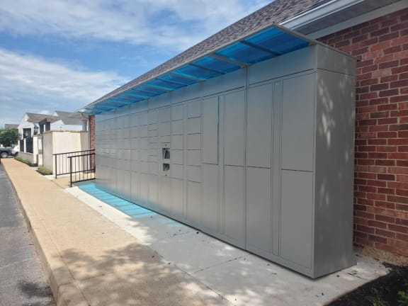 Outdoor Package Locker at Reserve of Bossier City Apartment Homes, Bossier City, Louisiana, 71111