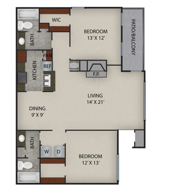 Mount Vernon Apartments Floor Plans