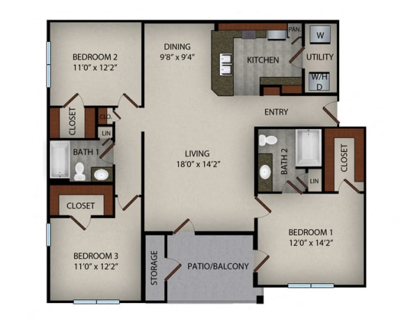 Mount Vernon Apartments Floor Plans