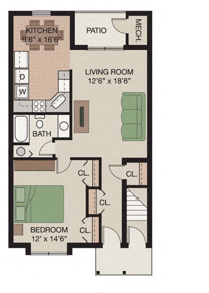 Floor Plan  Saratoga (first floor)