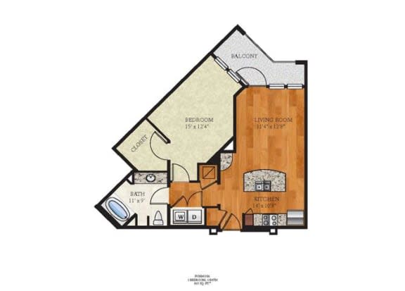 Floor Plan  A2 Formosa  Floor Plan at The Ivy Residences at Health Village, Orlando, FL, 32804
