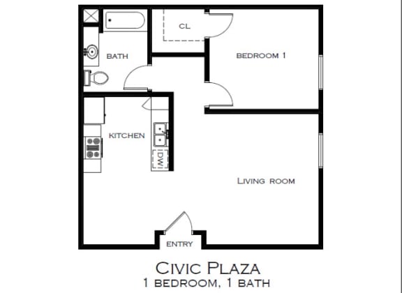 at Civic Plaza Apartments, Boise, 83702