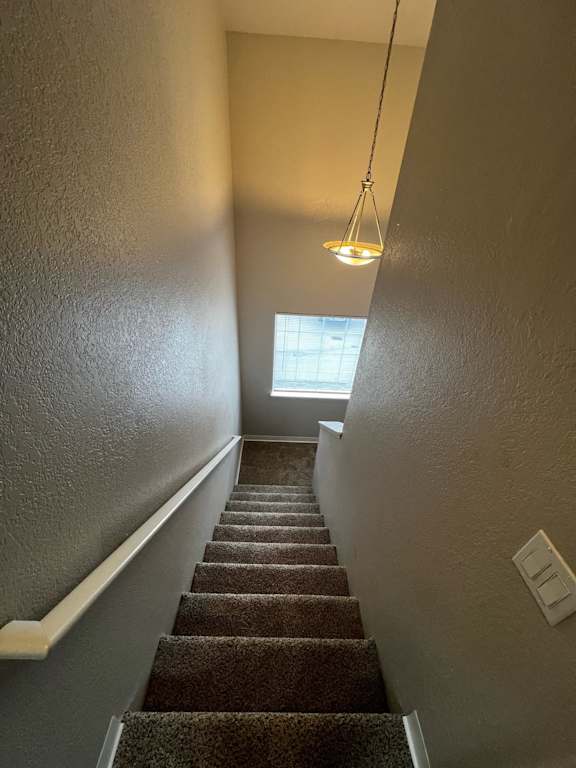 View from top of stairs in Madrona unit