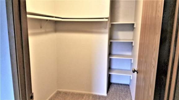 Walk in Closet in Master in Willow unit