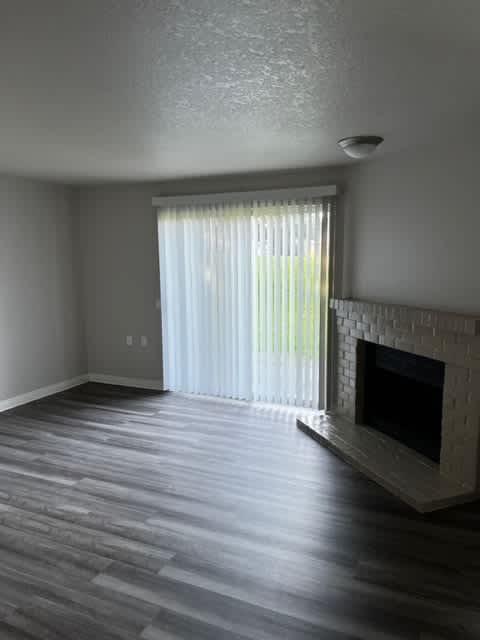 View of Living Room in Pine unit