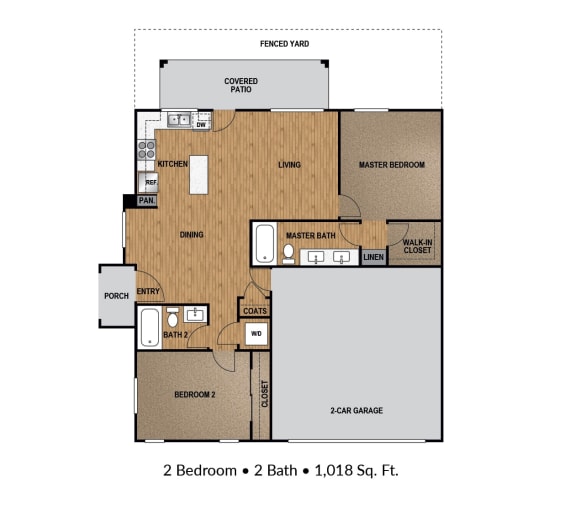 Floor Plans of Old Farm Rental Homes in Bakersfield CA