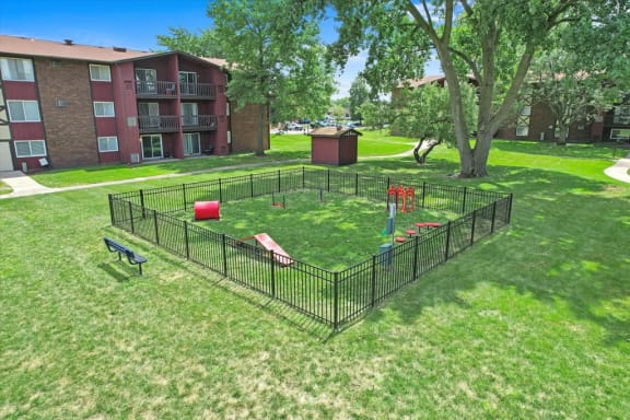 Dog-Park at Hampton in Highland Apartments, Highland, IN, 46322