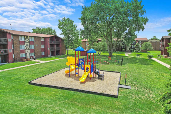Play Area at Hampton in Highland Apartments, Highland, Indiana