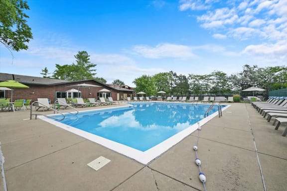 Resort-Inspired-Pool-with-WiFi-Sundeck at Hampton in Highland Apartments, Indiana
