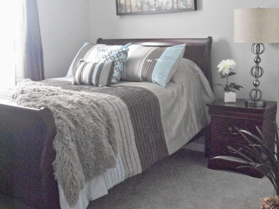 Bedroom at Pine Village, Sanford, North Carolina